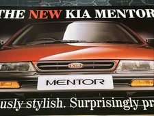 Kia Mentor Car Sales Information Brochure 4 Pages