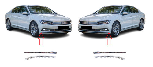 New front bumper pair - pair, (l+r)
