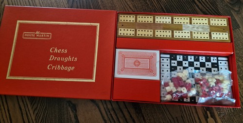 Game set drafts - cribbage, retro