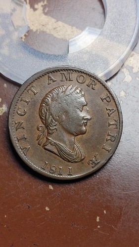 1811 walthamstow halfpenny - 1811,