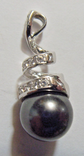 Vintage silver tone metal faux - vintage,