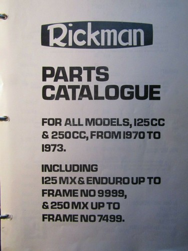 Rickman montesa 250 zundapp - rickman,