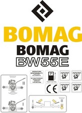 Bomag BW55E Roller Decal Set.