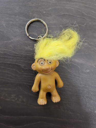 Vintage lucky troll keyring - vintage,