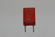 5x 1uF 63V Wima MKS2 Metallized Poly Film Capacitor Radial 5mm