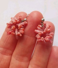 Sterling Silver Coral Dangle