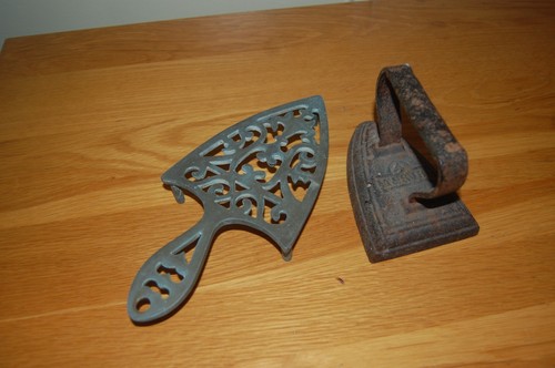 Vintage cast iron flat - vintage,