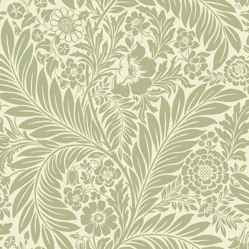 Florence leaf floral wallpaper - leaf,