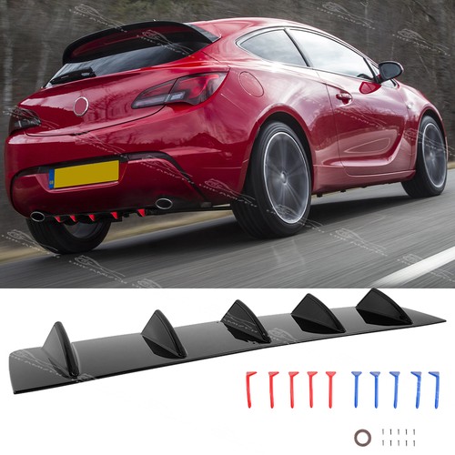 Car rear bumper - rear, diffuser