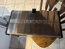 Vintage Metal Bread Box In