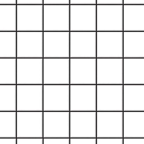 Dolls house white square tiles - square,