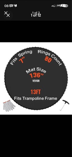 Vevor replacement trampoline - vevor,