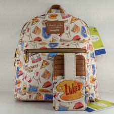 Loungefly Gilmore Girls Icons Mini Backpack & Cardholder Luke's Diner Gazebo Cup