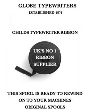 🌎 PETITE BLACK TYPEWRITER RIBBON FOR MACHINES WITH ORIGINAL SPOOLS