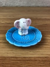 Cute Elephant Ceramic Tea Bag Holder 