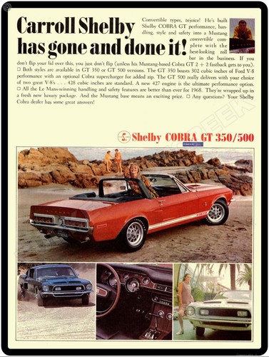 1966 shelby cobra - cobra, gt