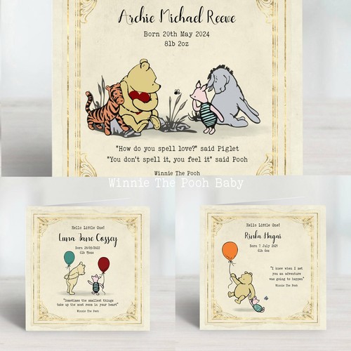 Personalised vintage winnie - personalised,