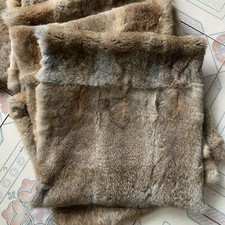 1pc Natural Rabbit Fur Pillow