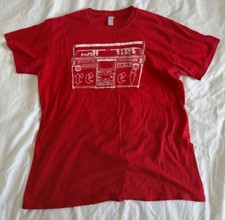 Reef T Shirt Rare Indie Rock Band Merch Tee Size Medium Red