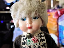 Vintage costume doll - vintage,