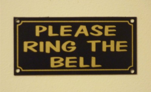 Please ring the bell small - please,