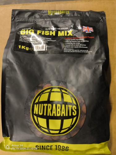 Nutrabaits boilies salmon - boilies,