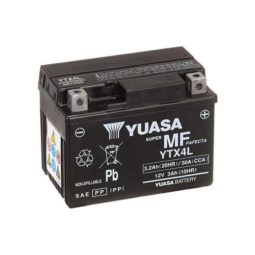 Yuasa battery ytx4l fit - ytx4l(wc),