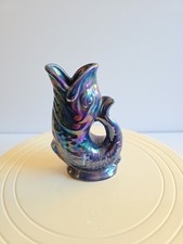 Vintage Lustre Glaze Fish Jug