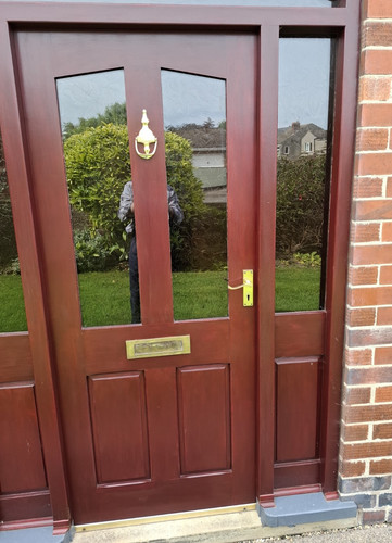 External door hardwood - door,, with