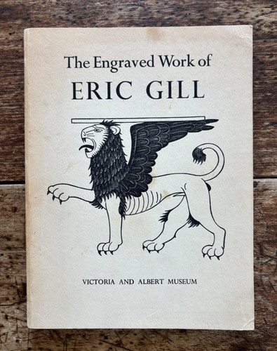 The engraved work eric - of, gill