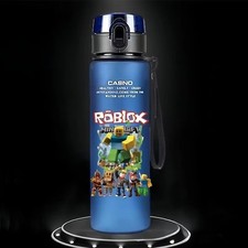 650ml Roblox Style Kids Water Bottle | Portable Leakproof Sports Travel Jug