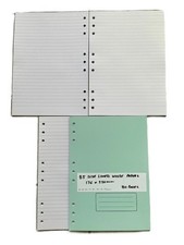 9 Hole Lined  White Papers