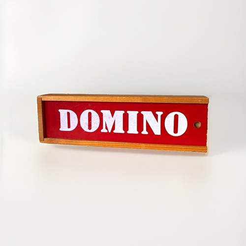 Vintage wooden domino - wooden, set