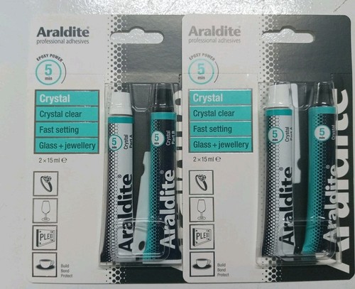 Araldite crystal tube - x,