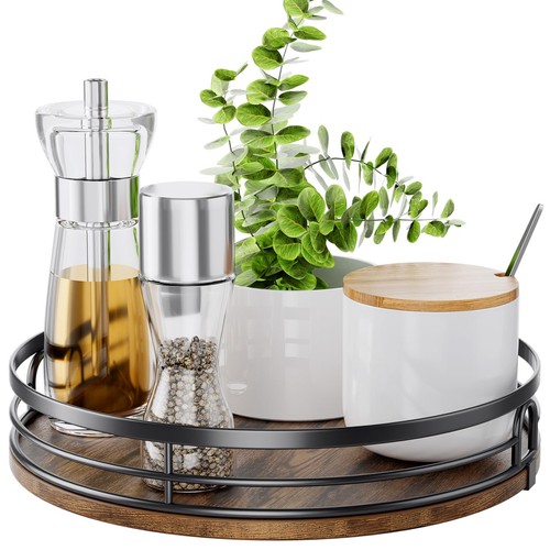 Lamu lazy susan turntable - lamu, 9''