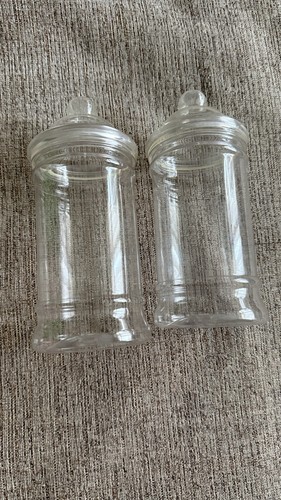 Plastic victorian sweet jars - plastic,