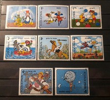 Romania ?? Stamps 1989 Romania Romanian Cartoons. Complete Set. MNH 