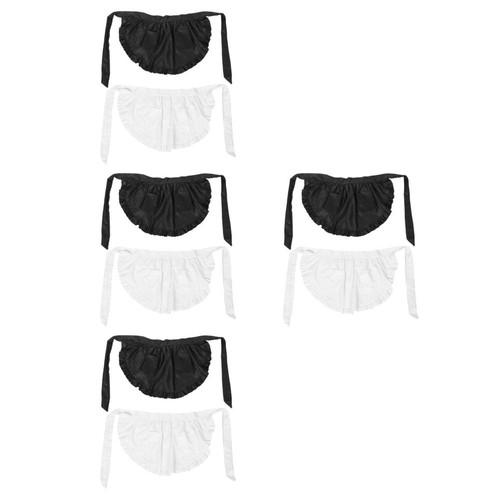 Ruffled cute waist apron with - cute,