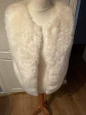 Faux Fur Gilet Size 10 Top Shop