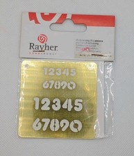 Rayher Numbers Embossing