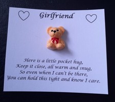 Girlfriend Thoughtful Gift - Bear Pocket Hug