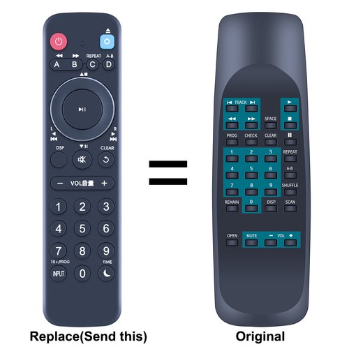 Replace remote control for - replace,