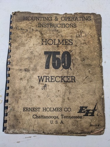 Holmes 750 wrecker mounting - wrecker,