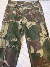 Rhodesian Army Brushstroke Camo Trousers - Original In Great Larger Size ~35x42