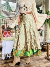 Layered Hippie Maxi Skirt