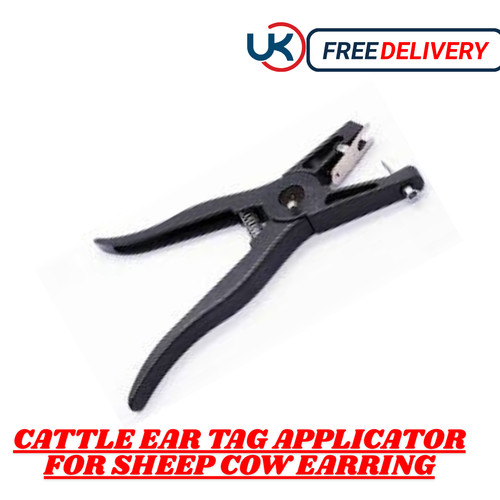 Livestock ear tag applicator - ear,