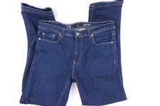 M&Co Mens Blue Denim Stretch