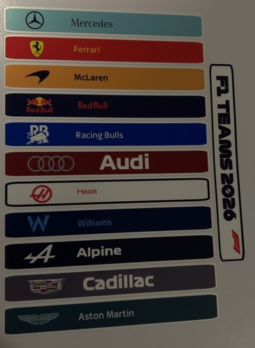 Teams 2026 12 - f1,