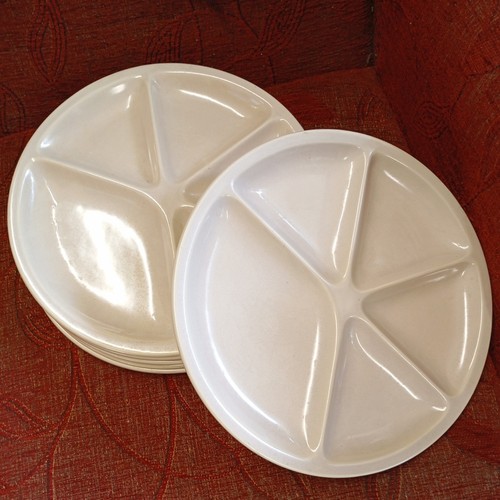 Six creuset fondue plates - creuset,
