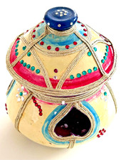 2 x Colourful Garba Matki /